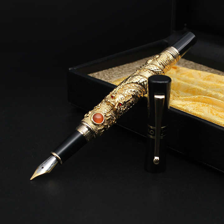 Bút Ký Long Ẩn Mạ Vàng