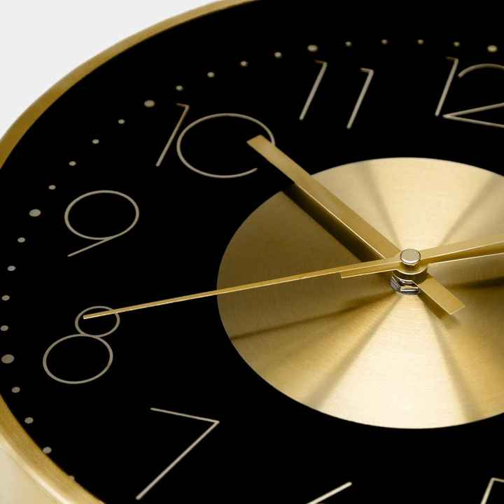 Đồng Hồ Treo Tường Mạ Vàng 