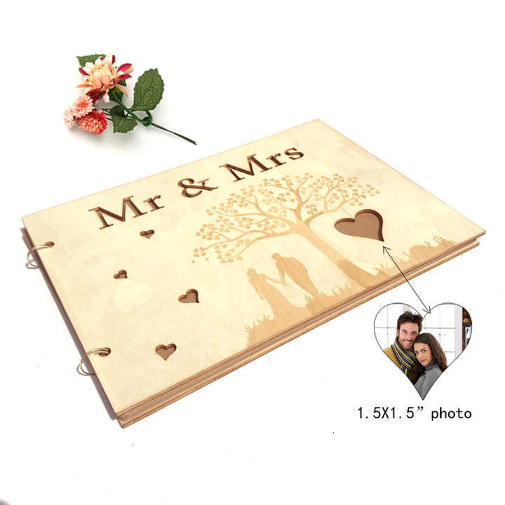 Album Gỗ Khắc Laser