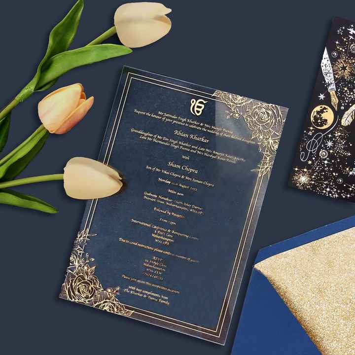Thiệp Cưới Mica Trong Suốt