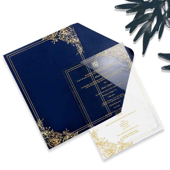 Thiệp Cưới Mica Trong Suốt