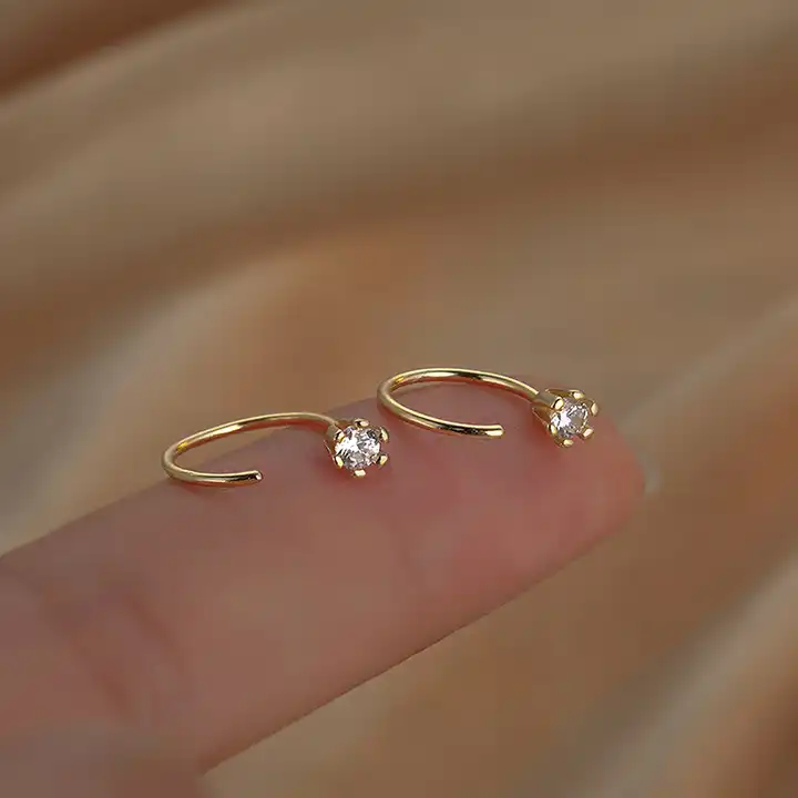 Bông tay mặt đá nhỏ