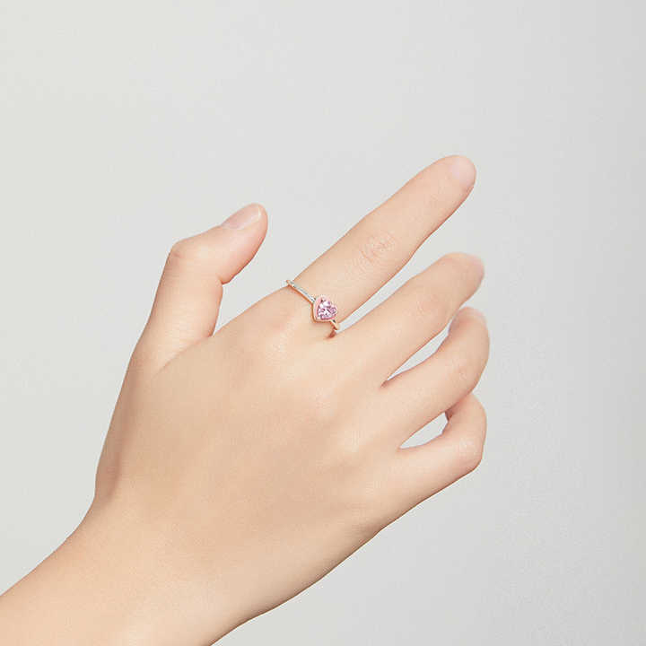 Nhẫn Pink Heart