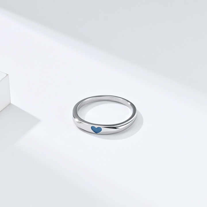 Nhẫn Heartbeat Silver